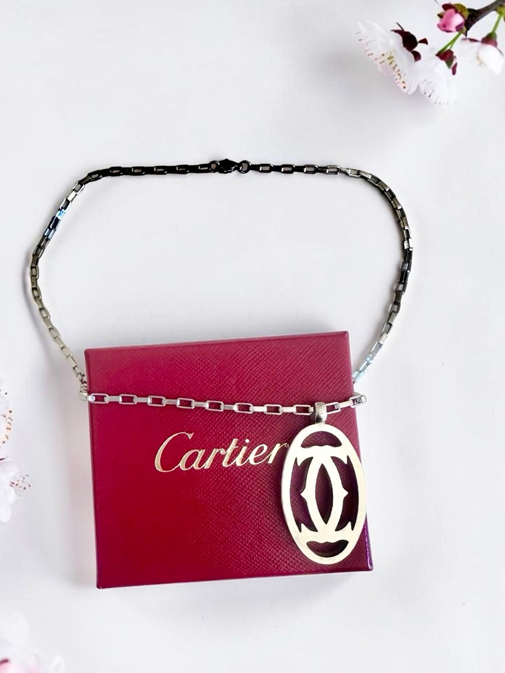 Cartier Pendant with Aftermarket Chain